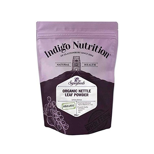 Indigo Herbs Poudre de Feuille dOrtie Bio 500g