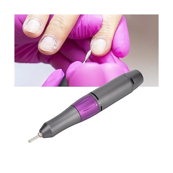 Bras de Perceuse de Manucure électrique, Poignée de Stylo de Perceuse à Ongles à Faible Bruit Outil de Pratique dinterface U