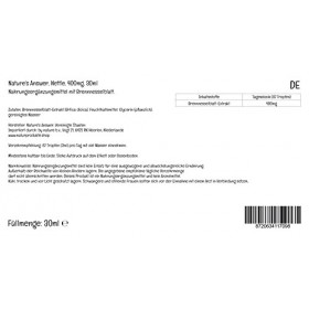 Natures Answer, Nettle Extract Extrait dOrtie , 400mg, 30ml, Testé en Laboratoire, Sans Gluten, Sans Soja, Végétalien, Vég