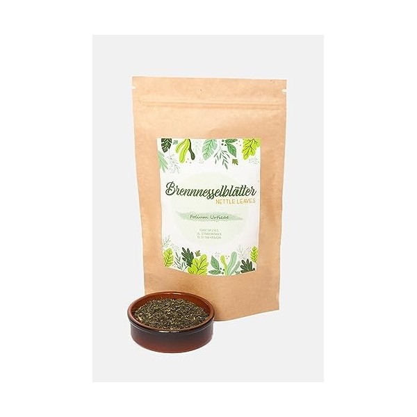 IGART Feuilles dOrtie Coupées 200g | pour Tisane dOrtie | Tisane dOrtie | Tisane aux Herbes en Vrac | Ortie pour la Détoxi