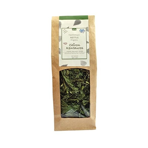 Ortie grecque bio Urtica Feuilles du Mont Pelion Grèce – Sans OGM/caféine 15 g