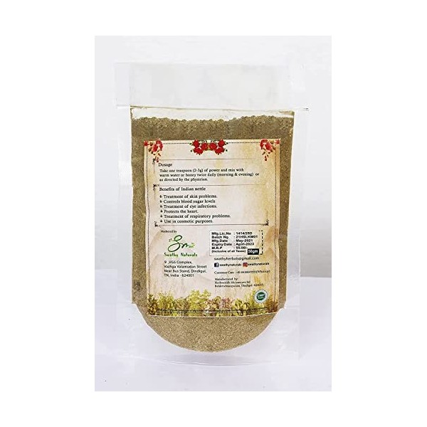AOZA SWATHY Naturals : Poudre de Kuppaimeni - 50 g - Ortie indienne - Acalypha Indica - 50 g