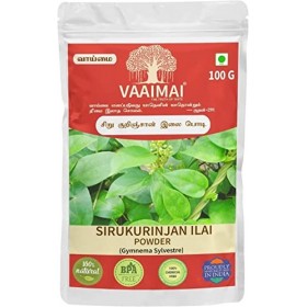 CROV VAAIMAI Poudre de Sirukurinjan / Gymnema Sylvestre, 100 g