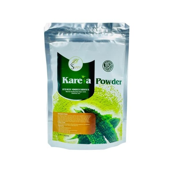 SVATV Karela Powder Bitter Melon | Good For Skin | Anti-oxidants | No Preservatives | Gluten Free - 227g, 0.5 lbs, 8 ounce