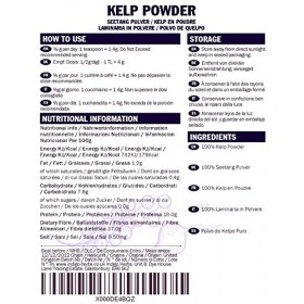 Kelp Varech en poudre - 250g Qualité assurée 