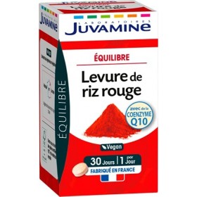 JUVAMINE Levure de Riz Rouge avec de Coenzyme Q10 30 Comprimés
