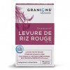 Levure de riz rouge GRANIONS | Complement alimentaire cholestérol | Levure de riz rouge 150mg avec Selenium + Chrome | Choles