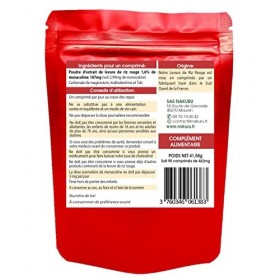 NAKURU | Levure de Riz Rouge | Gamme Boost | Fabriqué en France | "Le Diamant du Soleil Levant !" | 90 Comprimés de 462mg / 