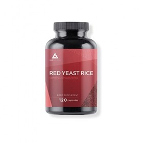 Bodyathlon- Levure de Riz Rouge – Ingrédients dorigine naturelle - Monacolina K, Coenzyme Q10, Policosanol, Guggul- 120 Caps