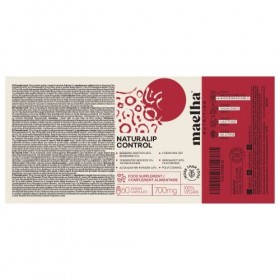 Naturalip Control | Supplément à base de riz rouge fermenté | Aide à maintenir des taux normaux de cholestérol et de triglycé