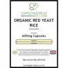 Levure de riz rouge biologique 600mg 120 gélules - SupplementPlus