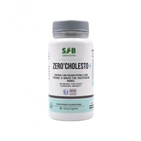 SFB Laboratoires - ZéroCholesto+ - Pression Artérielle Saine - Maintien du Taux de Cholestérol - 30 gélules végétales