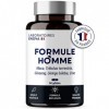 FORMULE HOMME | Vigueur, Puissance, Endurance | Complexe de Plantes pour Hommes : Maca, Tribulus Terrestris, Ginseng, Ginkgo 