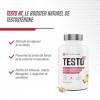 TESTO HT | Maca + Tribulus + L-Arginine + Zinc | Dosage Élevé pour Efficacité Maximale | Stimulant Testostérone Naturel | Pui