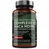 Super Haute Résistance Maca Gélules Fort Dosage 5000 mg avec Ginseng & L-Arginine & Vitamines - 6 mois - 180 Capsules de Maca