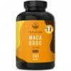 Maca 200 gélules - Extra FORT: 24.000mg par jour - contient du potassium contribue à une fonction musculaire normale - Ex