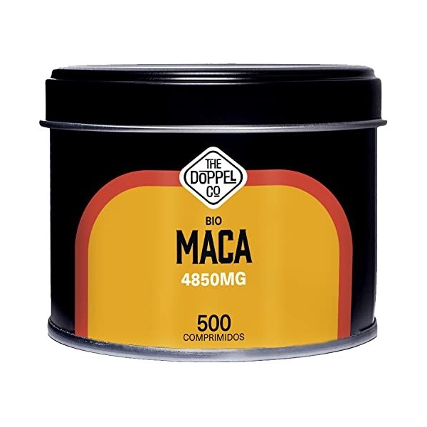 Extrait Pur de Maca du Pérou Bio | 500 Comprimés | 4850 mg | Concentration 5:1 | 4 Mois | Maca Perou Bio | Boost Energie - An