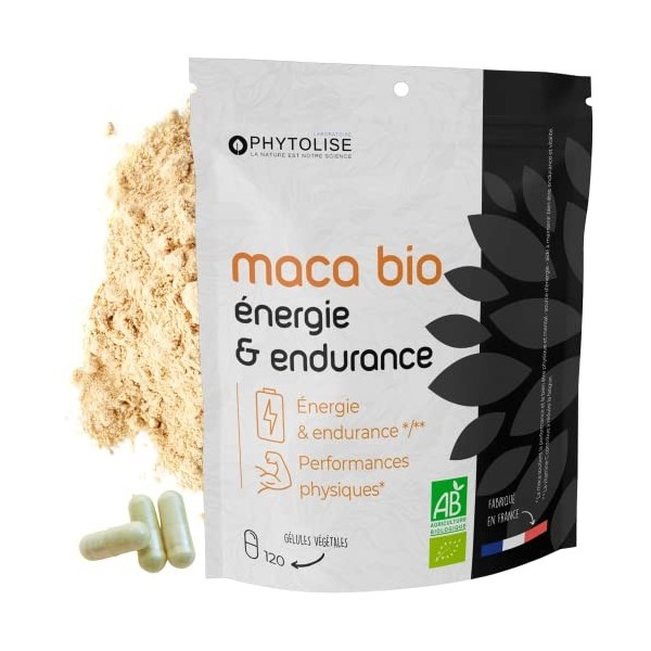 Maca noire Bio du Pérou | Boostez énergie et vitalité naturellement | Hautement dosée et de qualité supérieure | Anti-stress,