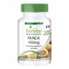 Fairvital | Maca 450mg Fort - avec 4500mg de racine de maca par dose journalière - Anti-stress, Revigorant & Énergie - Hautem