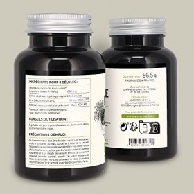 MACA NOIRE BIO *Plantae* 90 capsules végétales * Maca noire andine + Zinc + Sélénium * Formule puissante * Énergie et perform