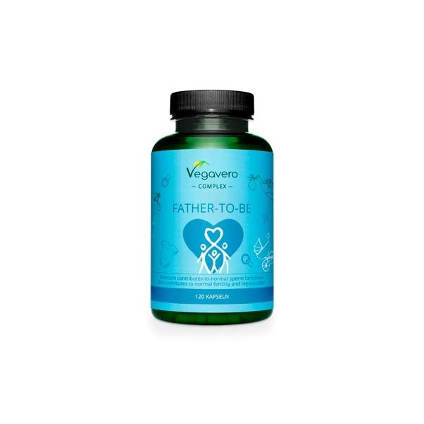 Complément Fertilité Homme Vegavero® | 120 Gélules | Avec L-Arginine, Maca, Tribulus Terrestris, L-Carnitine, Fenugrec, Coenz