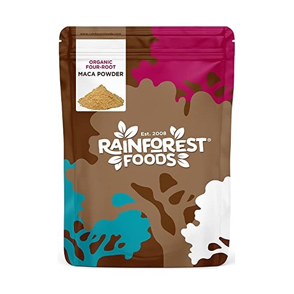 Rainforest Foods Poudre de maca crue bio 400g