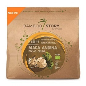NOUVEAU | Crue | BAMBOO STORY | Maca Péruvienne | 100% Pure | Poudre | Bio | 400g