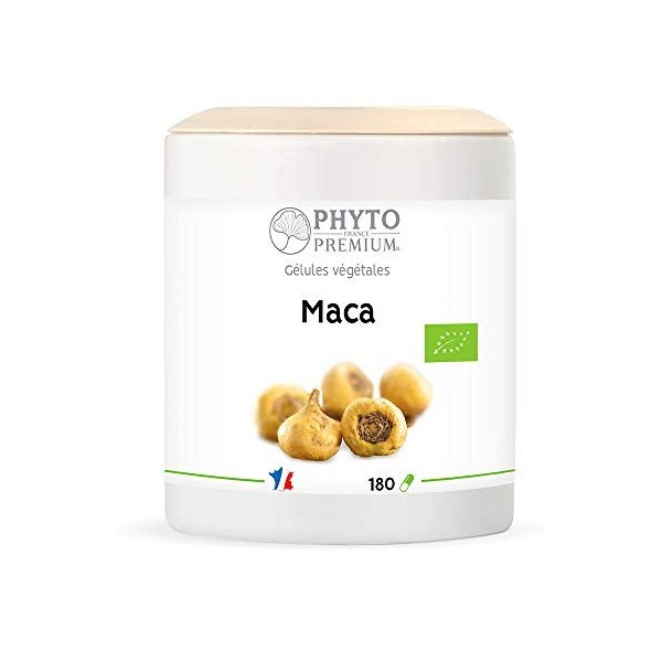 MACA tubercule - Lepidium meyenii – 180 gélules 350 MG BIO 