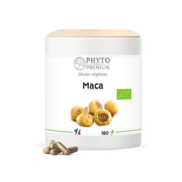 MACA tubercule - Lepidium meyenii – 180 gélules 350 MG BIO 