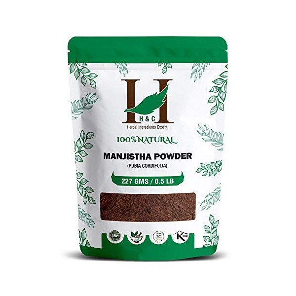 HC Pure Naturel biologique Poudre de Manjistha 227 g 1/0,9 kilogram 226,8 gram 