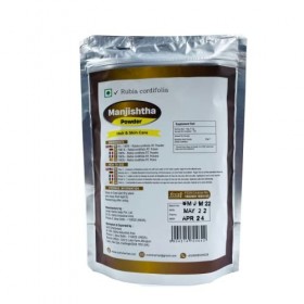 SVATV Poudre de manjistha naturelle Rubia cordifolia - Poudre de racine de Madder - Favorise une peau saine et claire - Cou