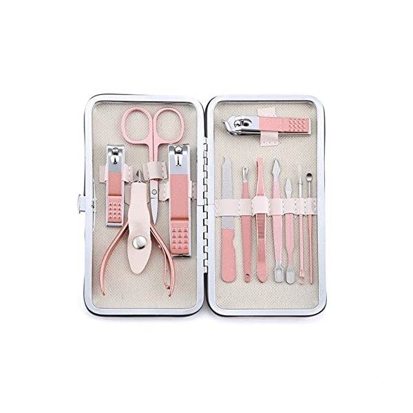 XLXZT 1 0pcs Ensemble doutils de manucure à Ongles Nails Toe Clipper Ciseaux Kit Twezer Kit de qualité Professionnelle for L