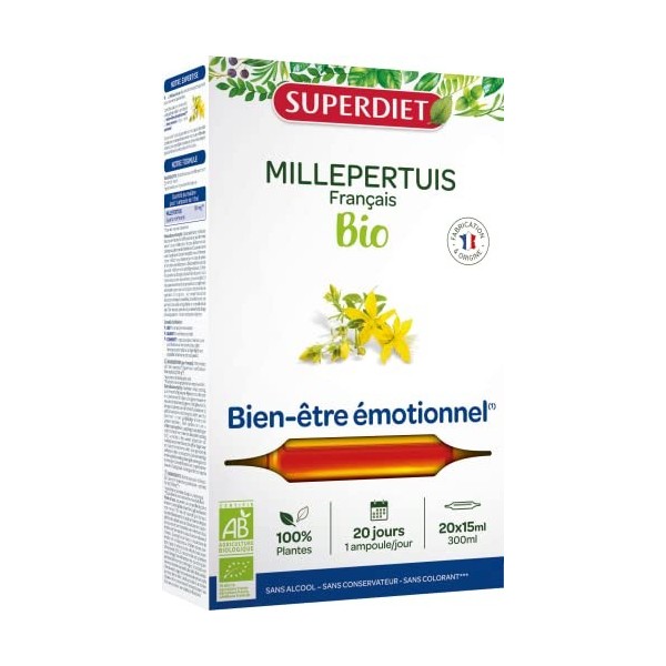 Super Diet : MILLEPERTUIS BIO 20X15ml