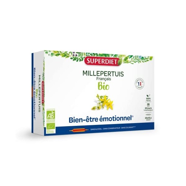 Super Diet : MILLEPERTUIS BIO 20X15ml