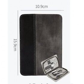 XLXZT Kit de pédicure de manucure kit pédicure en Acier Inoxydable Puan Cas