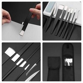 Beavorty 1 Ensemble De Manucure En Acier Inoxydable Ensemble De Couteau De Pédicure Peau Morte Maïs Kit De Dissolvant De Pied