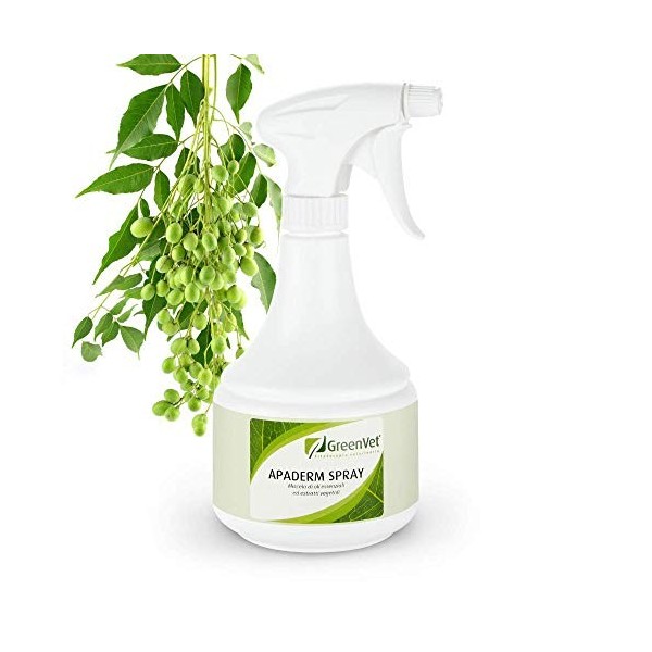Greenvet APADERM Spray 500 ml Cavalli - con Olio di Neem Azadirachta Indica 
