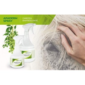 Greenvet APADERM Spray 500 ml Cavalli - con Olio di Neem Azadirachta Indica 