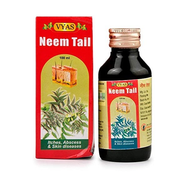 Vyas Neem Tail, 100 ml lot de 3 