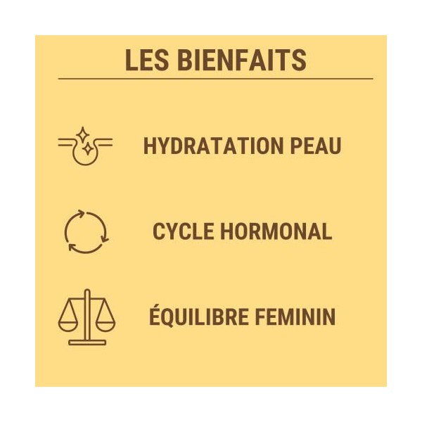 ONAGRE BOURRACHE + VIT E | Huile de Bourrache Huile donagre pressées à froid | Equilibre Hormonal Femmes, Ménopause et Syndr