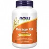 Now Foods, Borage Oil Huile de Bourrache , 1.000mg, 120 capsules molles, Testé en Laboratoire, Sans Soja, Sans Gluten, Sans 