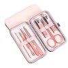 TingDongWei Kit Manucre Pedicure, Ensemble de Manucure, Kit de Coupe-Ongles Portable, 7 en 1 Professionnel Coupe-ongles en Ac