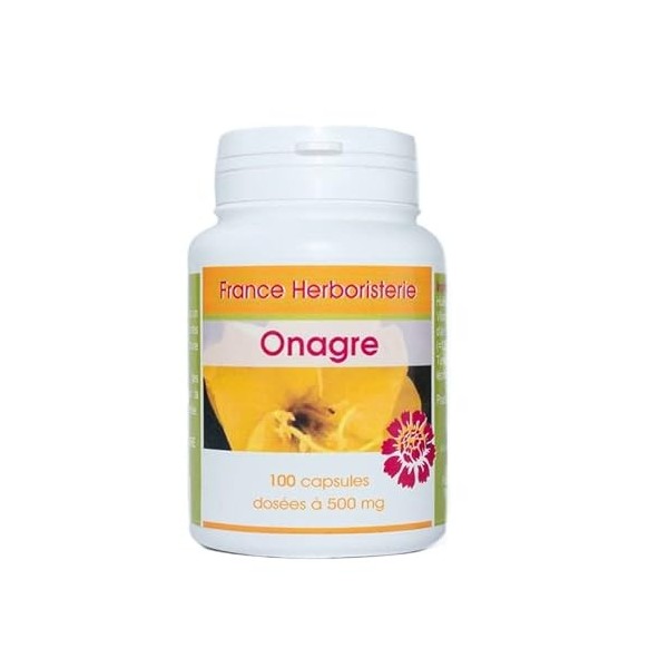 GELULES HUILE ONAGRE 100 capsules dosées à 500mg