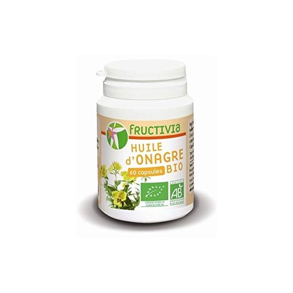 Fructivia Huile dOnagre Bio, 60 Capsules