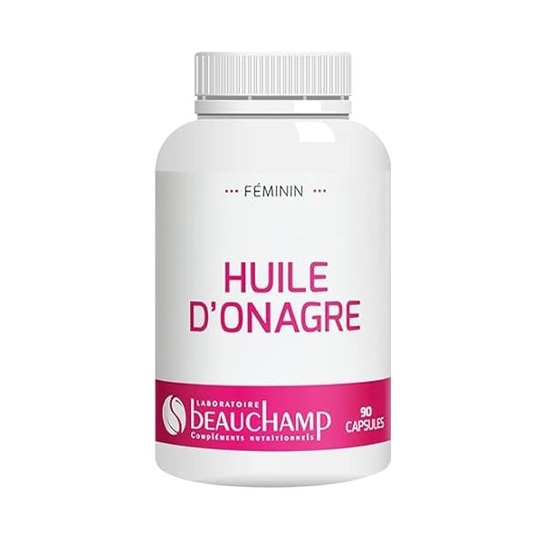 Laboratoire Beauchamp - Complément alimentaire HUILE DONAGRE - 90 capsules - Confort pendant le cycle menstruel - Peau - Che