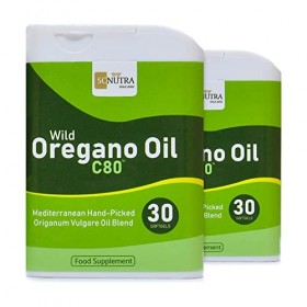 Huile dorigan sauvage C80 gélules végétaliens-seulement 2 ingrédients : Huile dorigan bio et huile dolive extra vierge bio