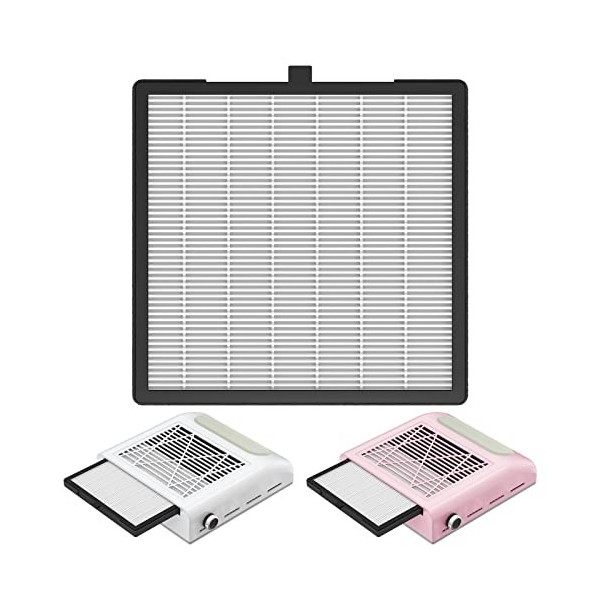 80W Aspirateur Ongles Manucure Professionnelle, AISEELY Aspirateur Manucure et Nail Poussière Collectionneur, Réglable Vitess