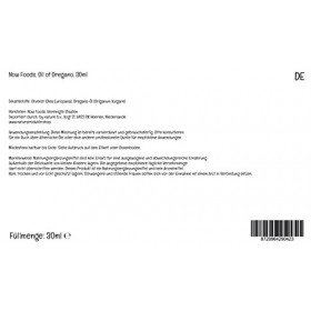 Now Foods, Oil of Oregano Huile dOrigan , Huile Essentielle, Vegan, 30ml, Testé en Laboratoire, Haute Concentration, Aromat