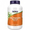 Now Foods, Saw Palmetto Berries Baies de Palmier Nain , 550 mg, 250 Gélules végétales, Testé en Laboratoire, Végétarien, San