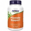 Now Foods Prostate Support, Avec Palmier nain Huile de pépins de courge Lycopène, 90 Capsules molles, Testé en Laboratoire, S